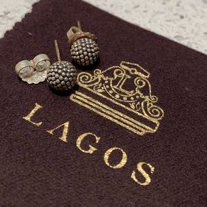 Lagos Caviar Ball Stud Earrings
